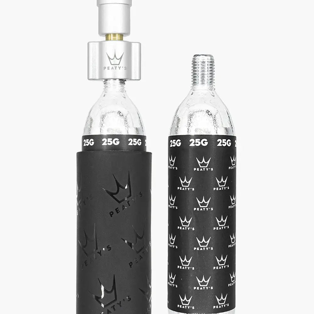 Peaty's Holeshot CO2 Inflator Kit in Silver