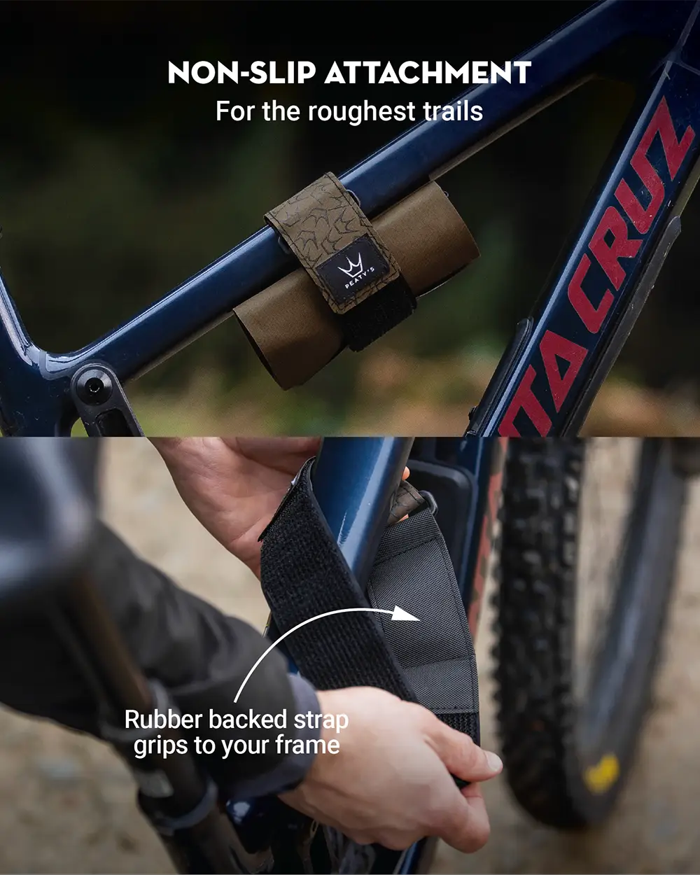 Holdfast has a non-slip attachment