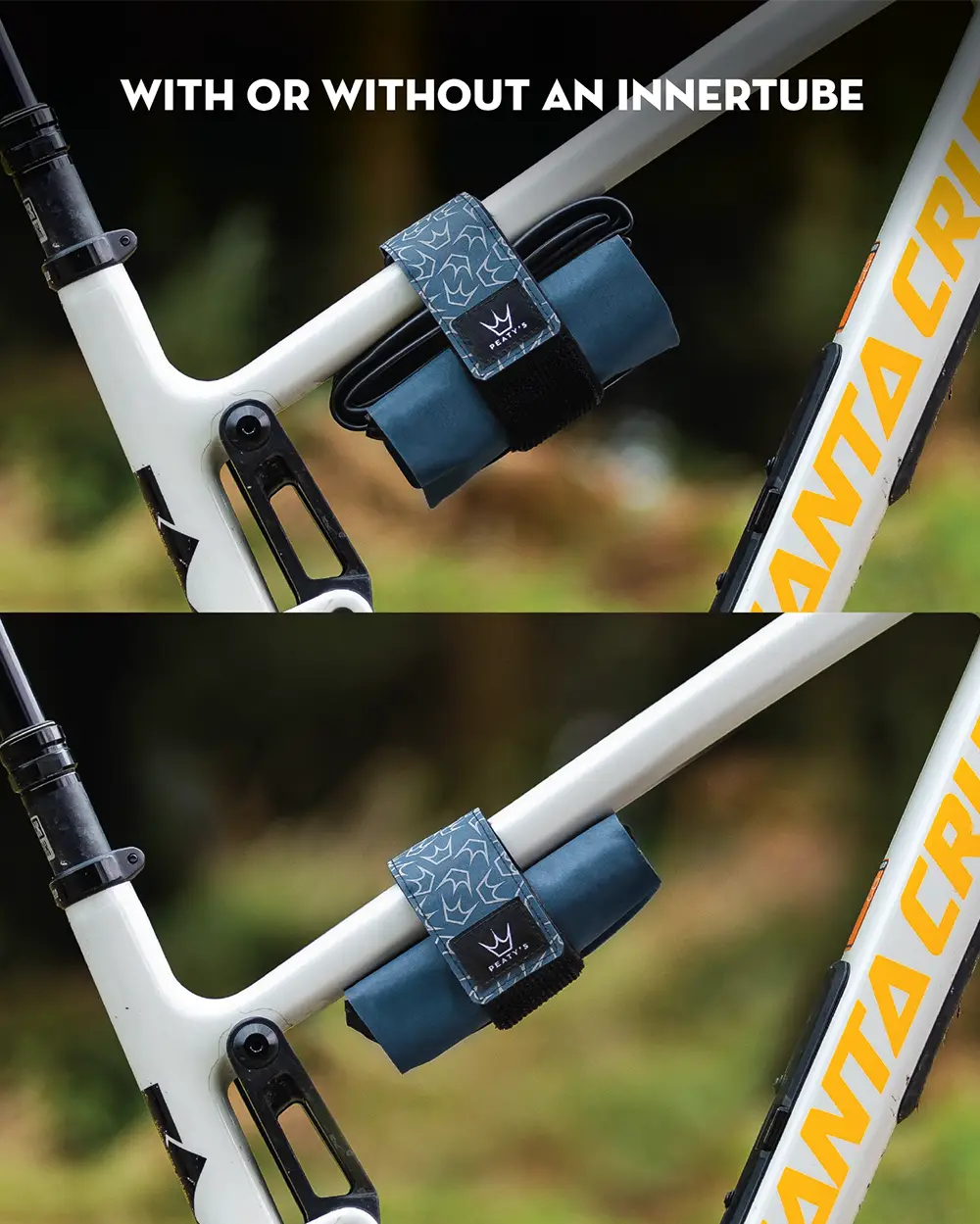 Holdfast works with or without an innertube