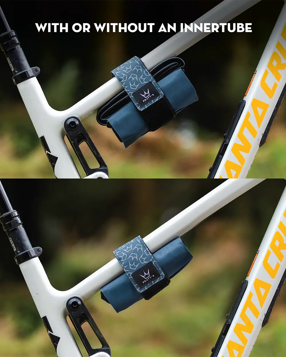 Holdfast works with or without an innertube