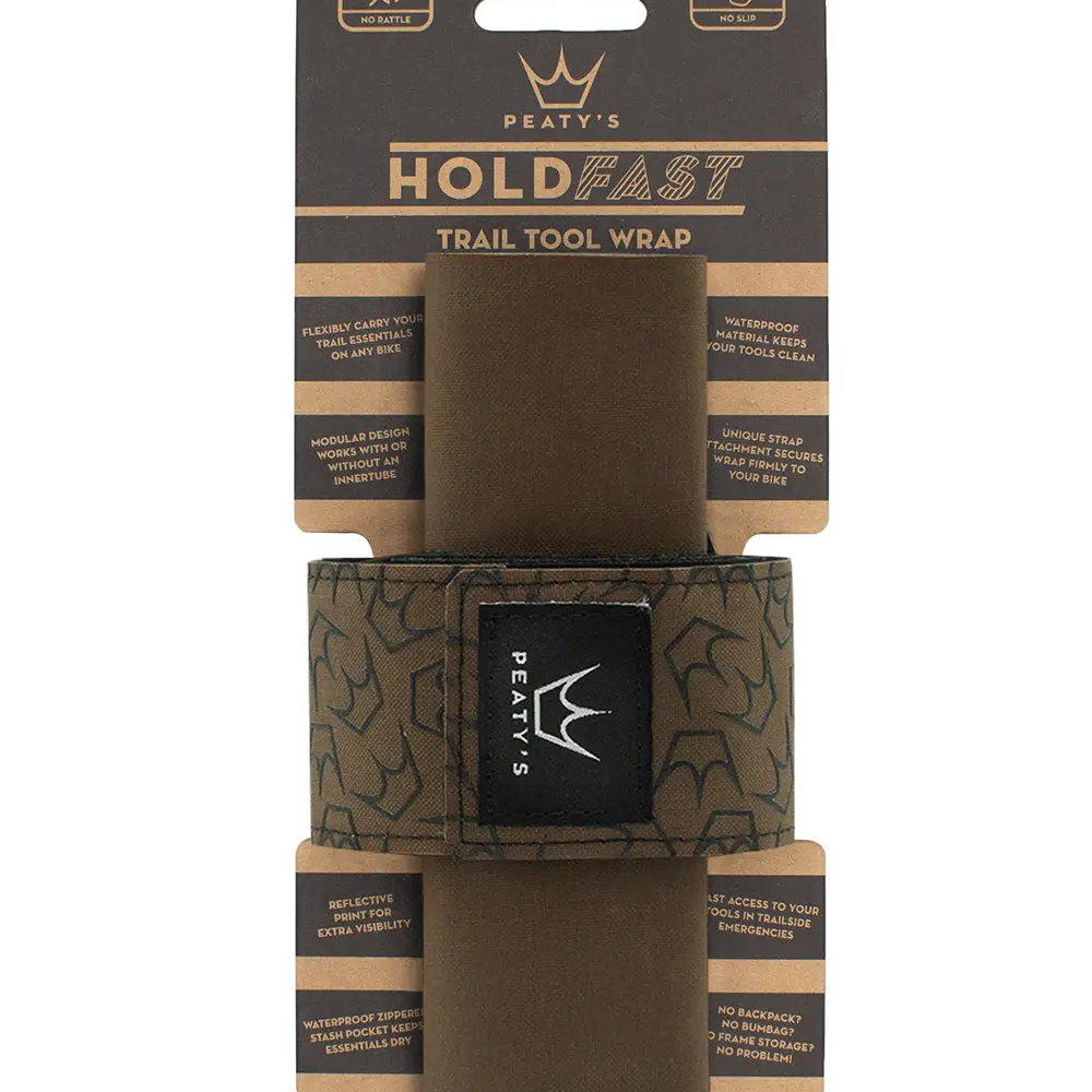 Peaty's Holdfast Trail Tool Wrap Earth packaging