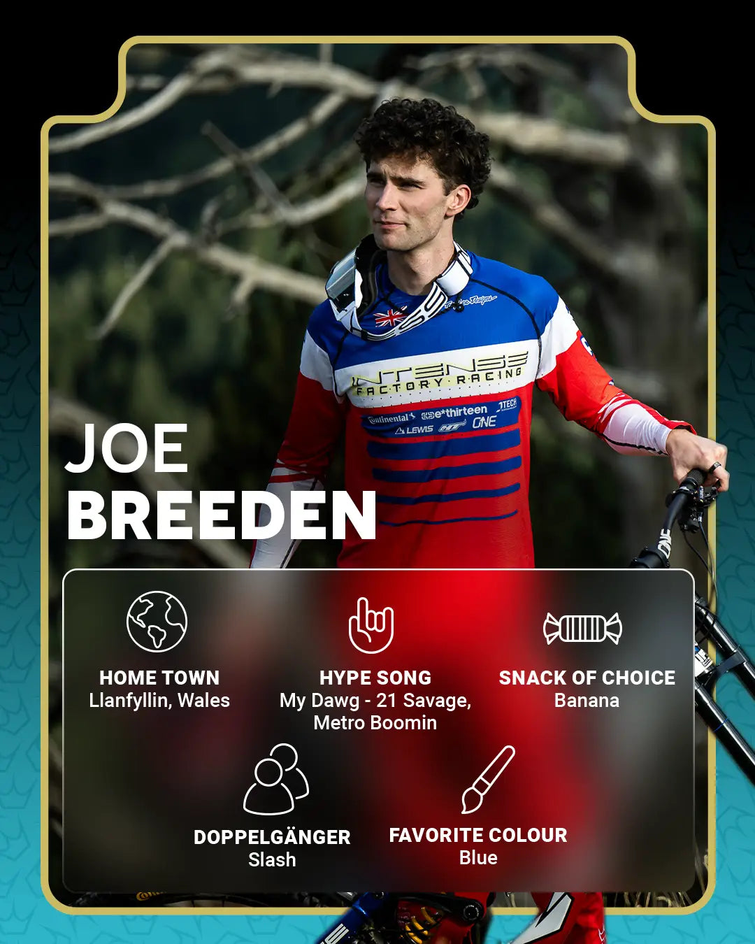 Intense Factory Racing Joe Breeden