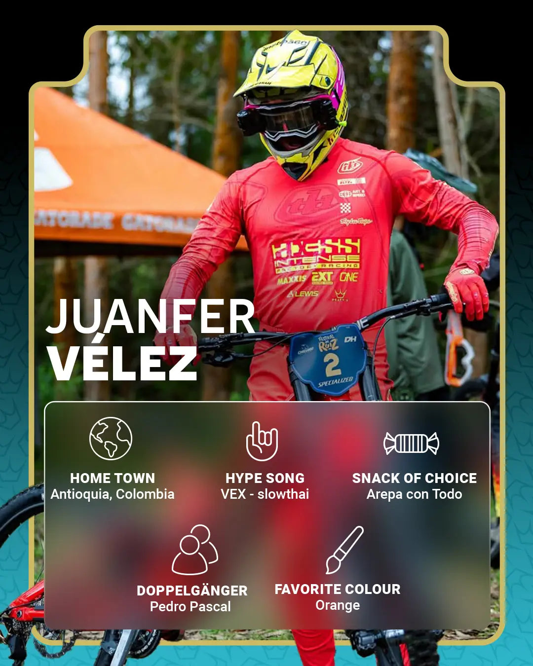 Intense Factory Racing Juanfer Velez
