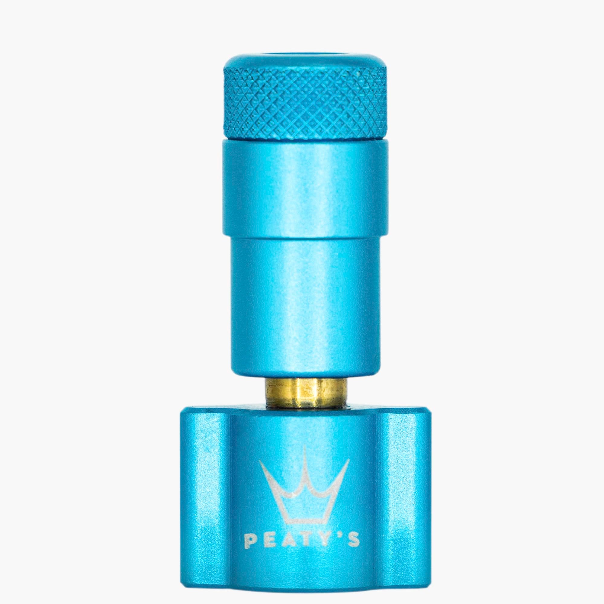 Peaty's Holeshot CO2 Inflator Head in Turqouise