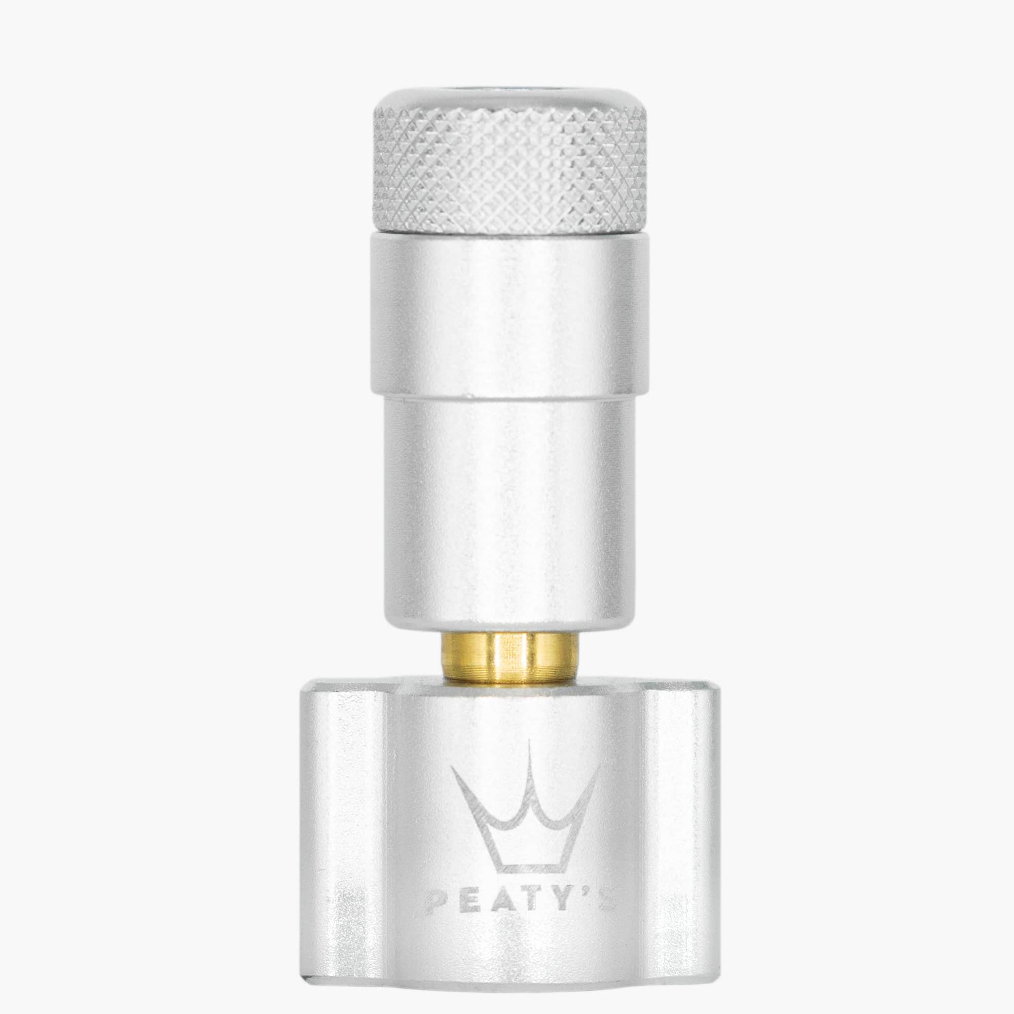 Peaty's Holeshot CO2 Inflator Head in Silver