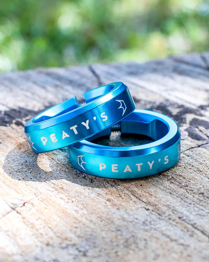 Peaty's Monarch Lockrings in Turquoise