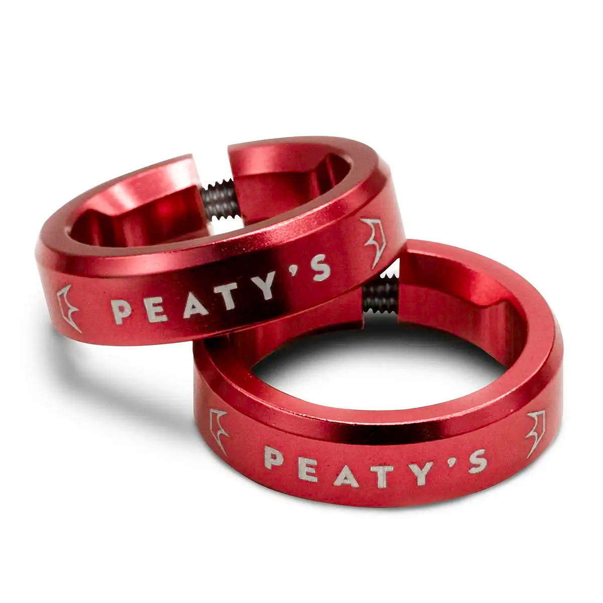 Peaty's Monarch Lockrings in Red