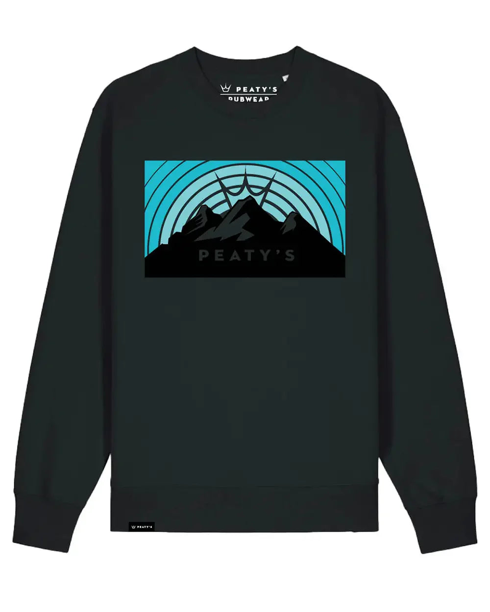 Sunrise sweatshirt in black
