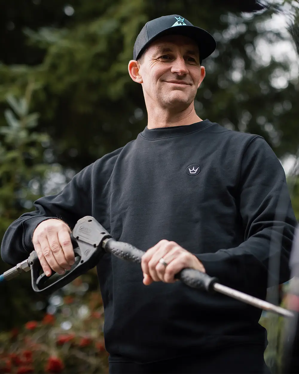 Embroidered Crown Sweatshirt