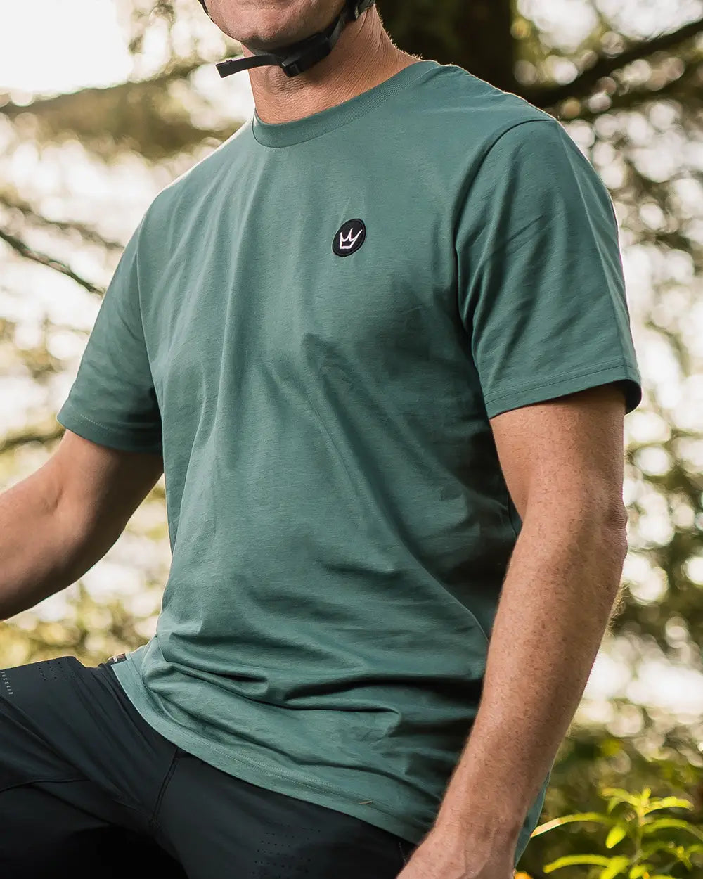 Embroidered Crown Tee