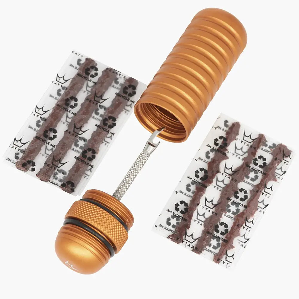 Peaty's Holeshot Tubeless Puncture Plugger Kit in Mango
