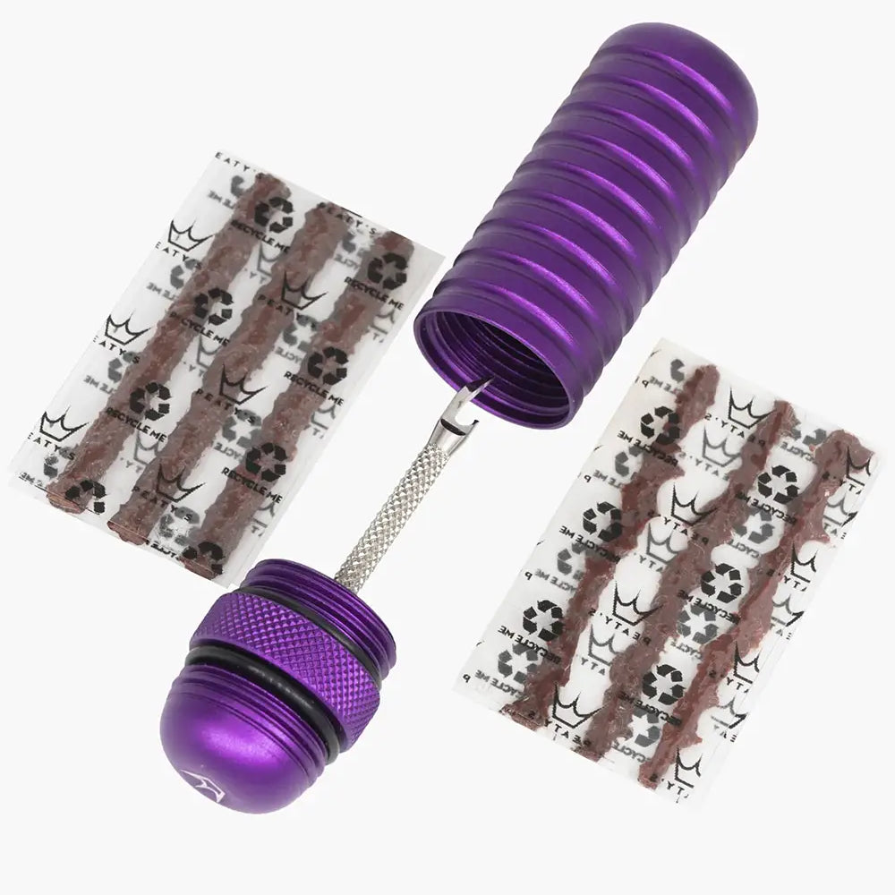 Peaty's Holeshot Tubeless Puncture Plugger Kit in Violet