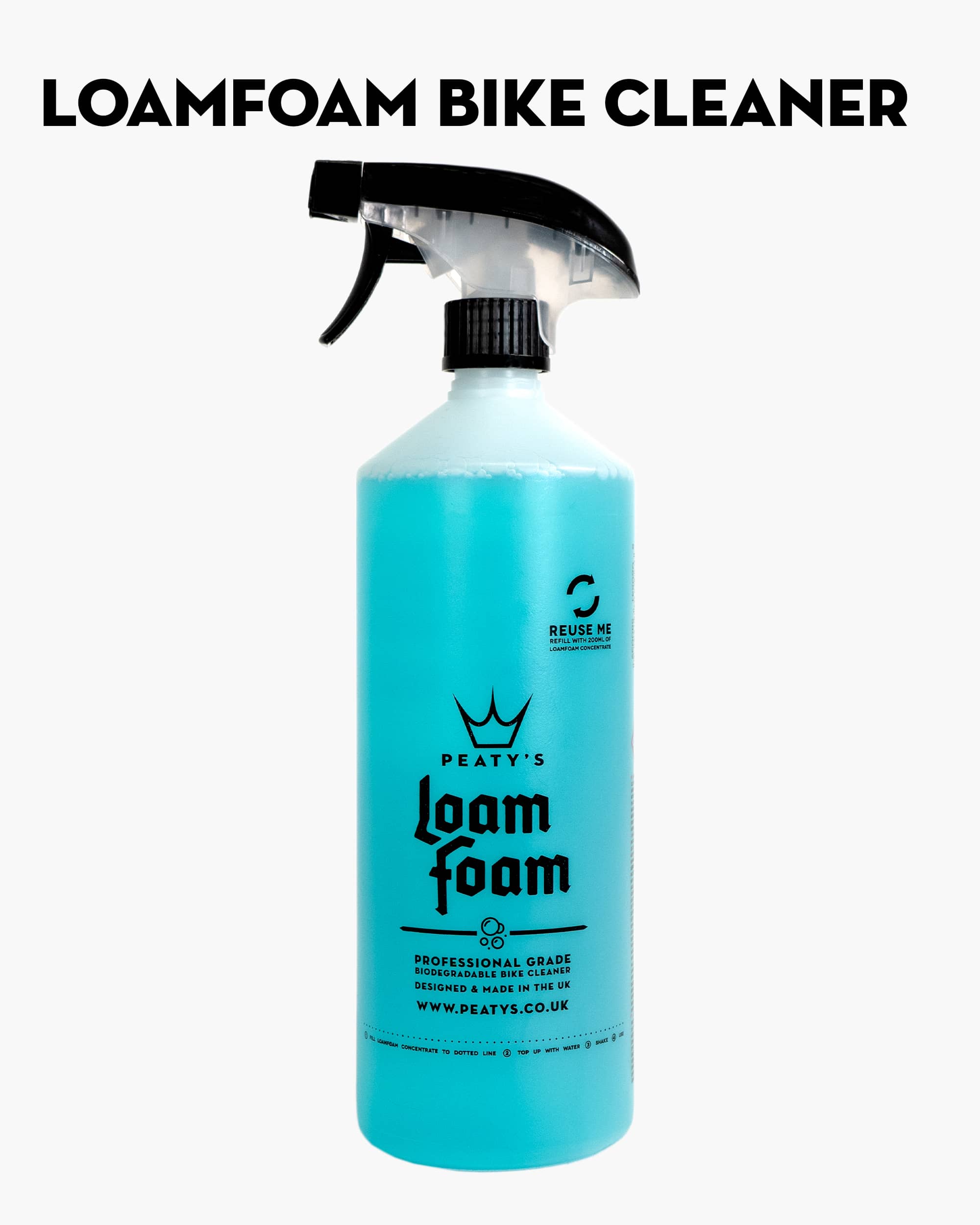 Peaty's Complete Bicycle Cleaning Kit - contains LoamFoam Biodegradable bike cleaner