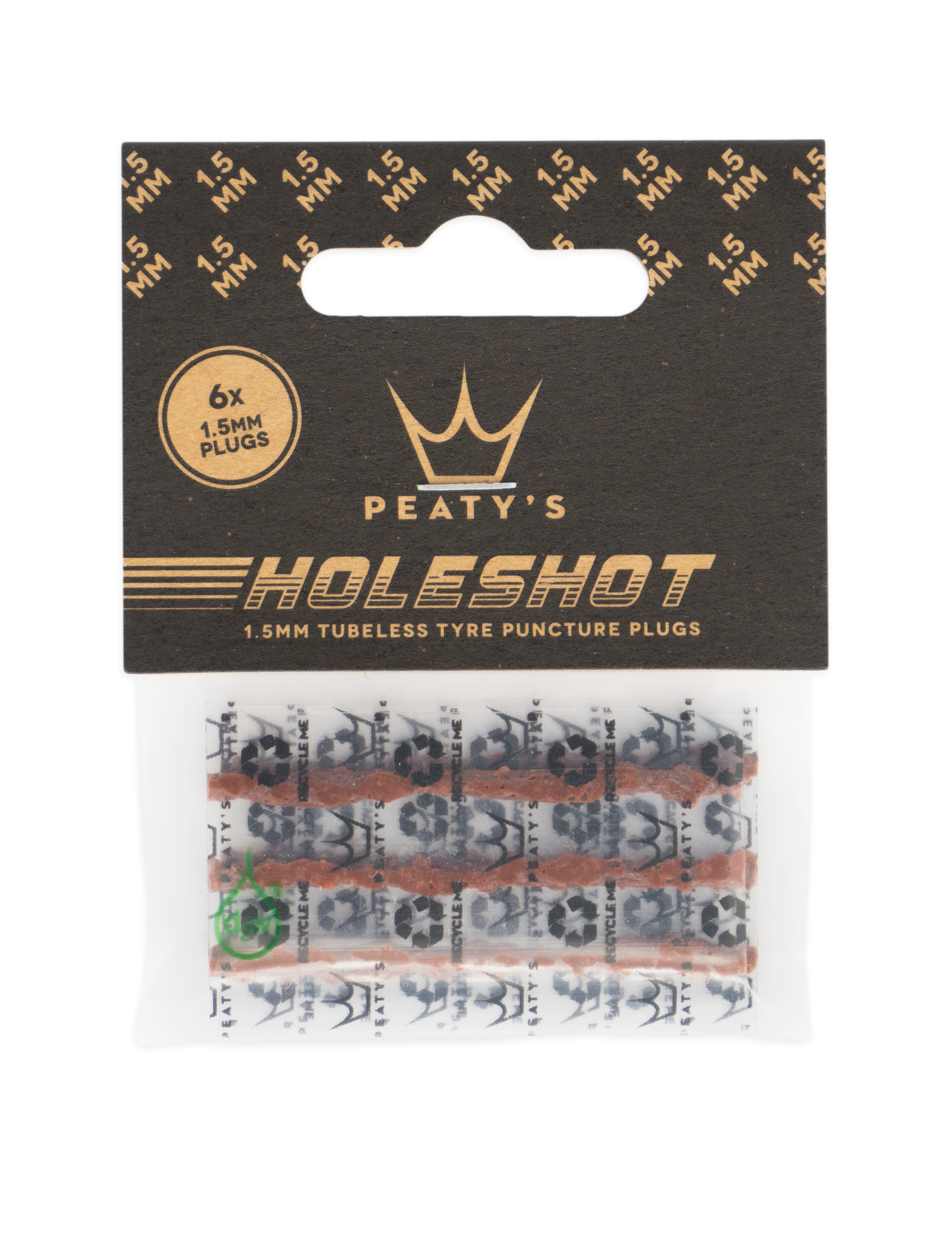 Peaty's Holeshot Puncture Plug Refill Pack - 6 x 1.5mm plugs