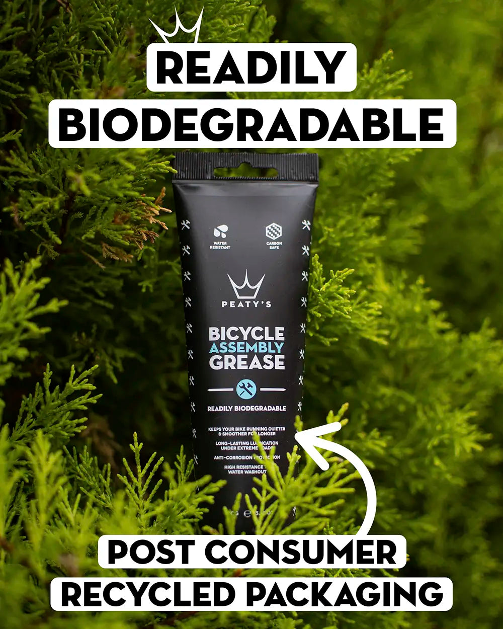 Peaty's Bicycle Assembly Grease readily biodegradable