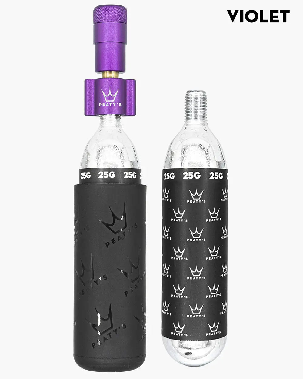 Peaty's Holeshot CO2 Inflator Kit in Violet