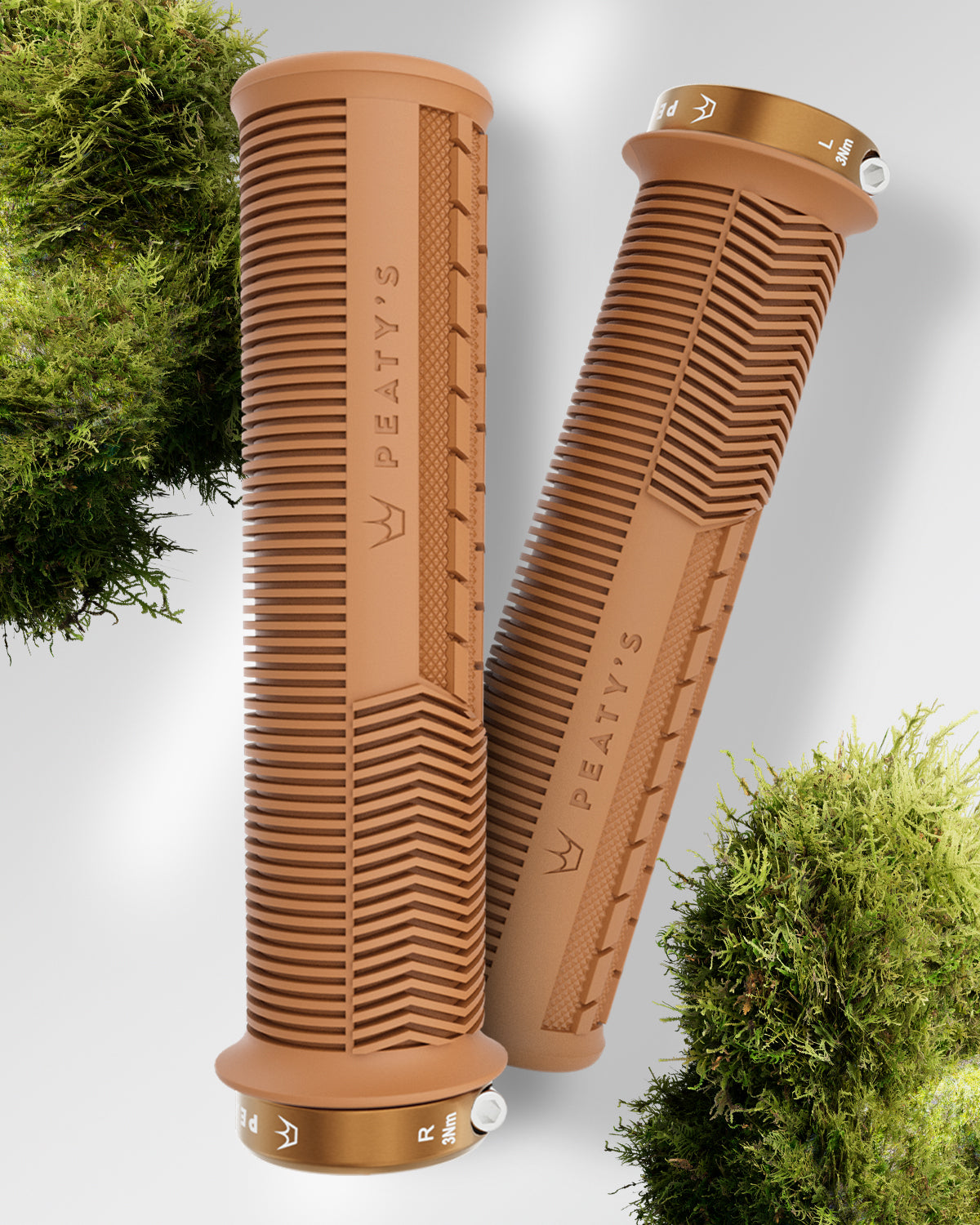 Peaty's Monarch Grips - Mushroom