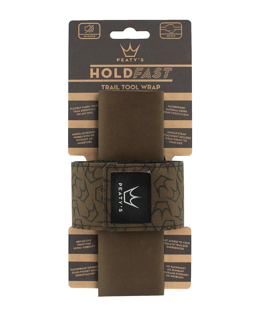 Peaty's Holdfast Trail Tool Wrap Earth packaging