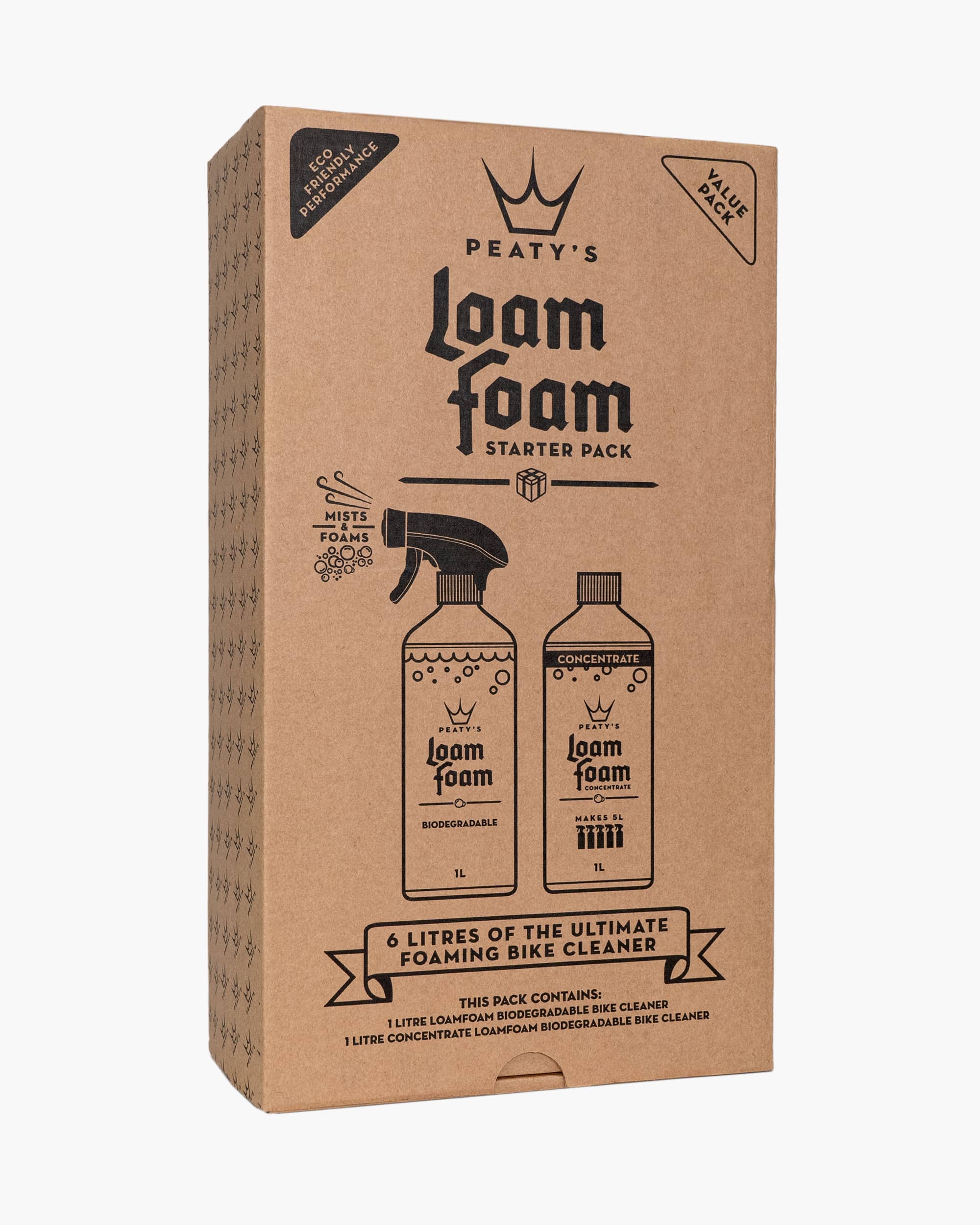 Peaty's LoamFoam Starter Pack packaging