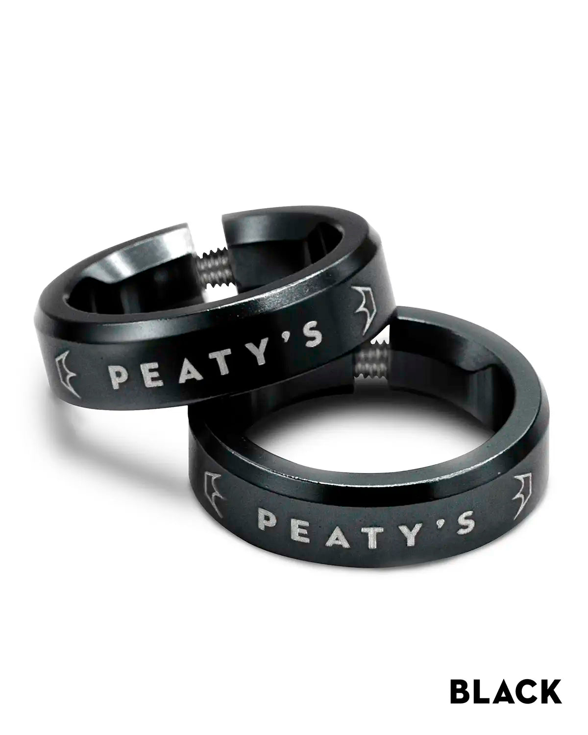 Peaty's Monarch Lockrings in Black