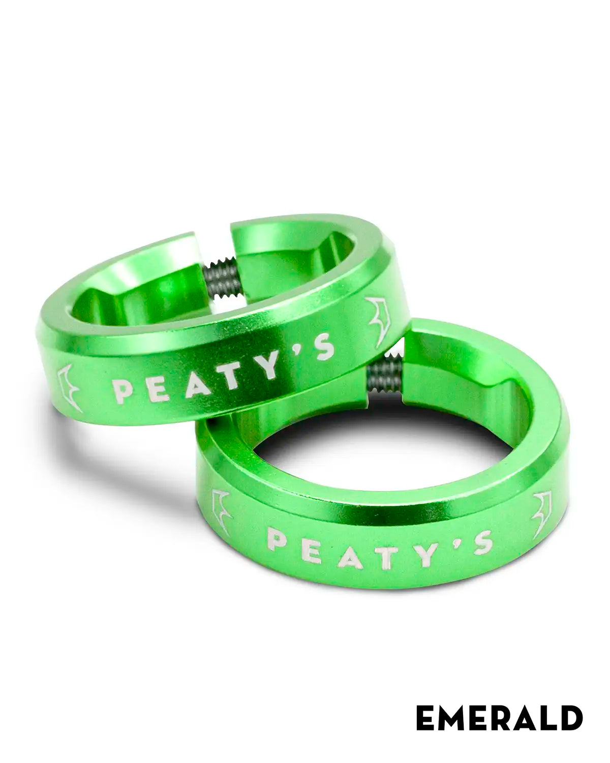 Peaty's Monarch Lockrings in Emerald