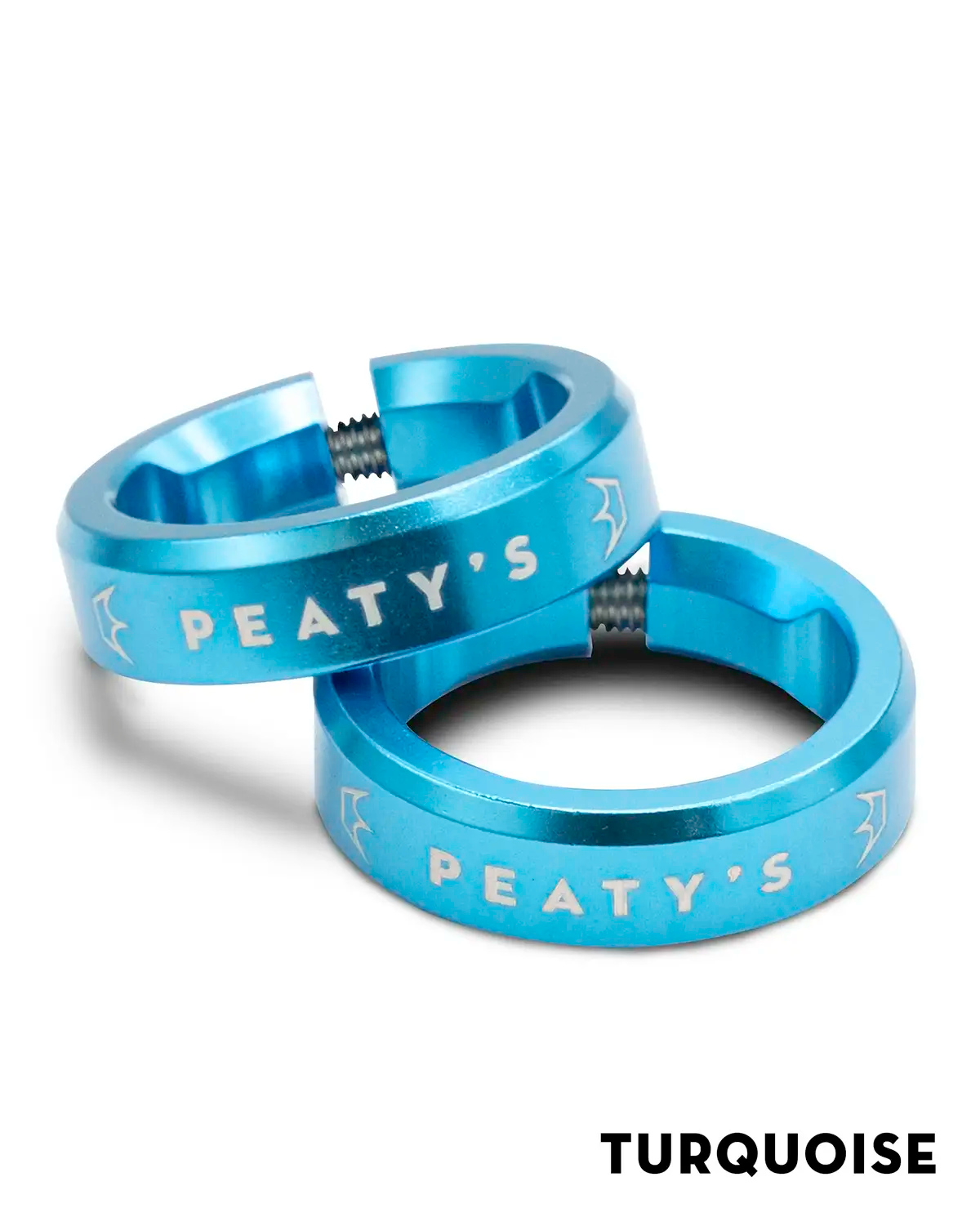 Peaty's Monarch Lockrings in Turquoise