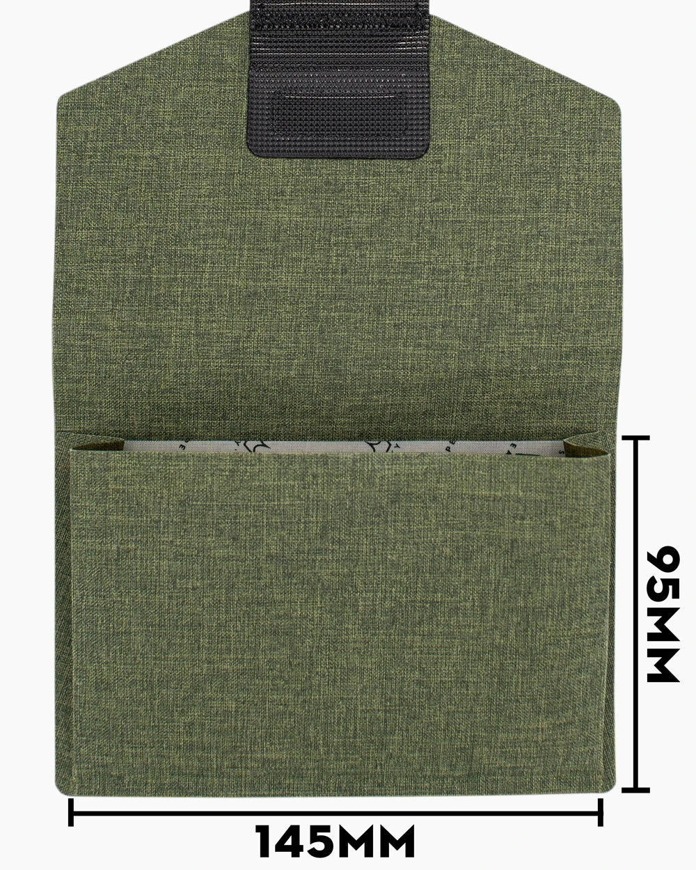 Peaty's HoldFast Trail Tool Wrap - Moss Green Dimensions 145mm x 95mm