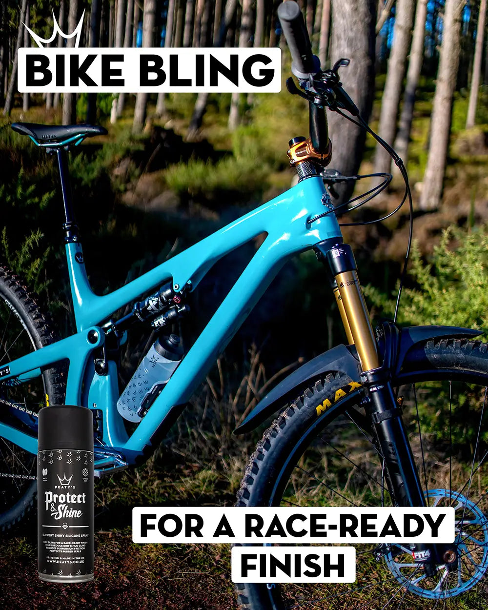 Peaty's Protect & Shine gives you bike bling for a race ready finish