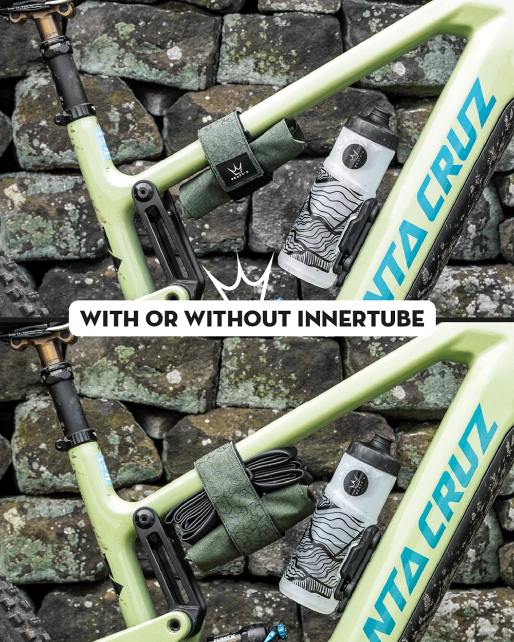 Holdfast works with or without an innertube