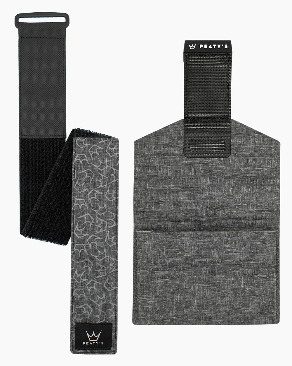 Peaty's HoldFast Trail Tool Wrap - Slate Grey Detail