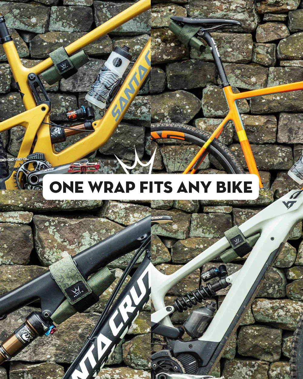 Peaty's HoldFast Trail Tool Wrap - One wrap fits any bike