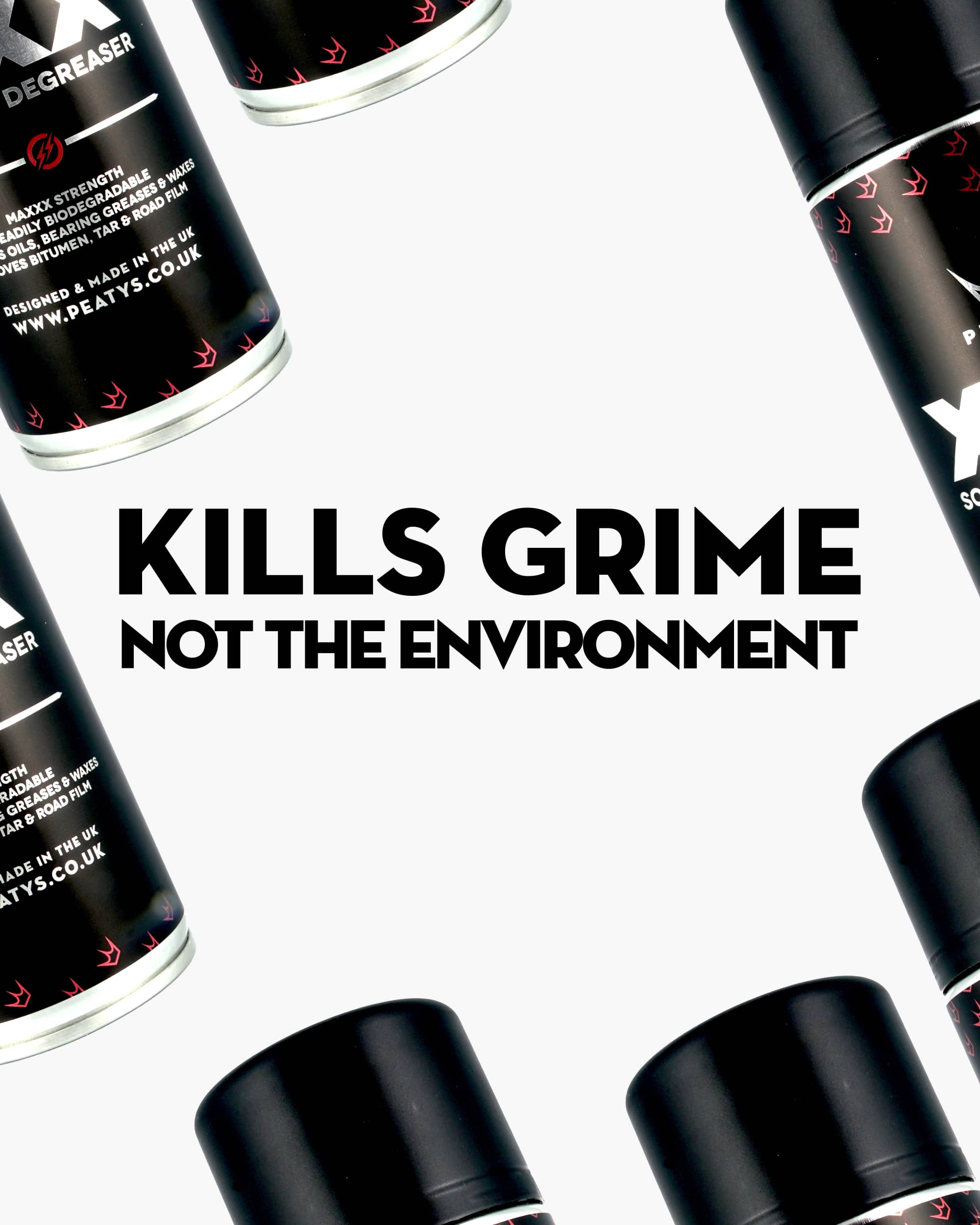 Peaty's XXX Degreaser kills grime, not the environment