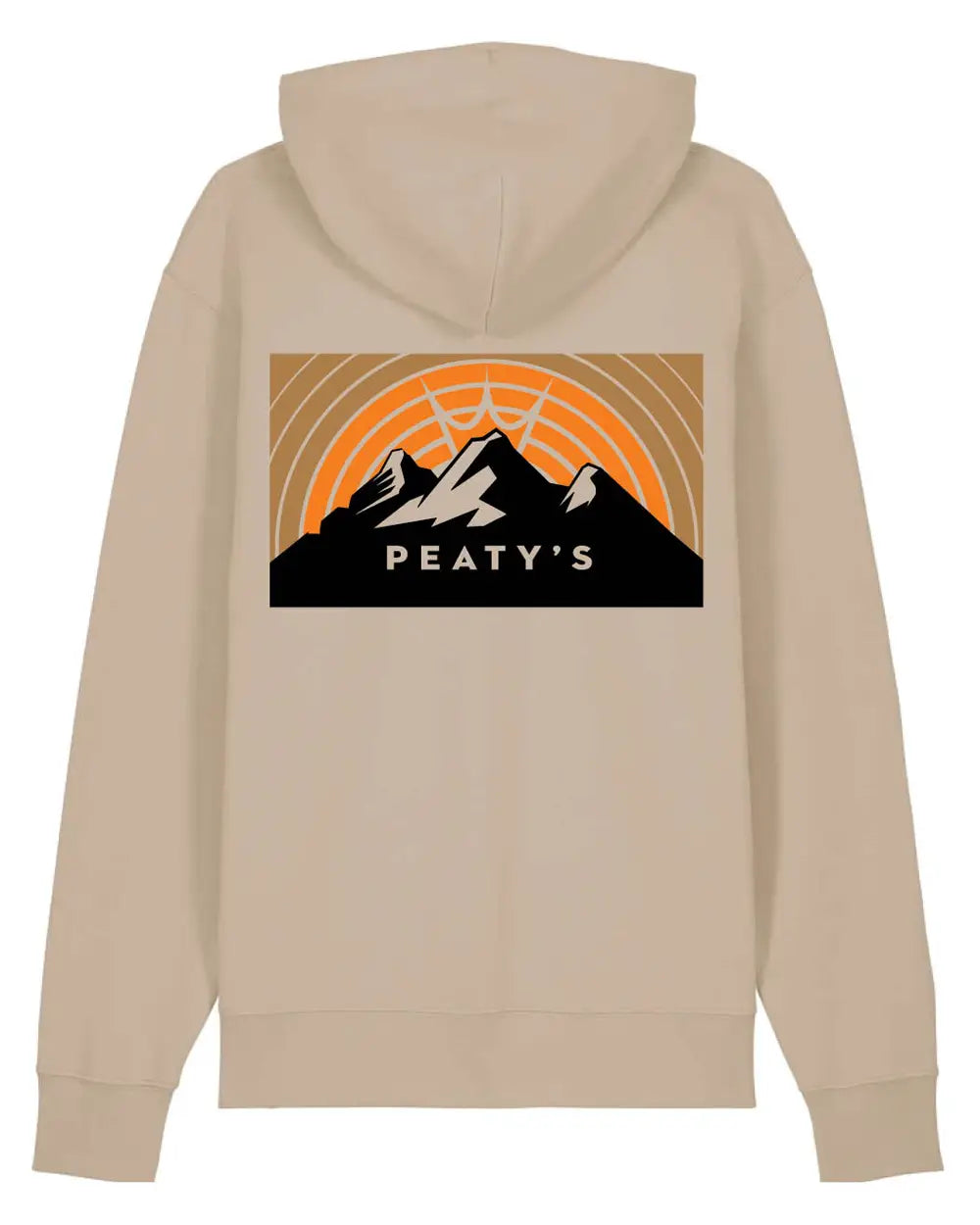 Peaty's Sunset hooded sweatshirt hoody in desert dust