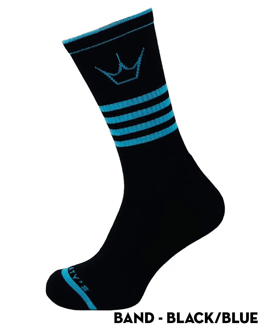 Peaty's AW25 ShredSocks - Band Black/Blue