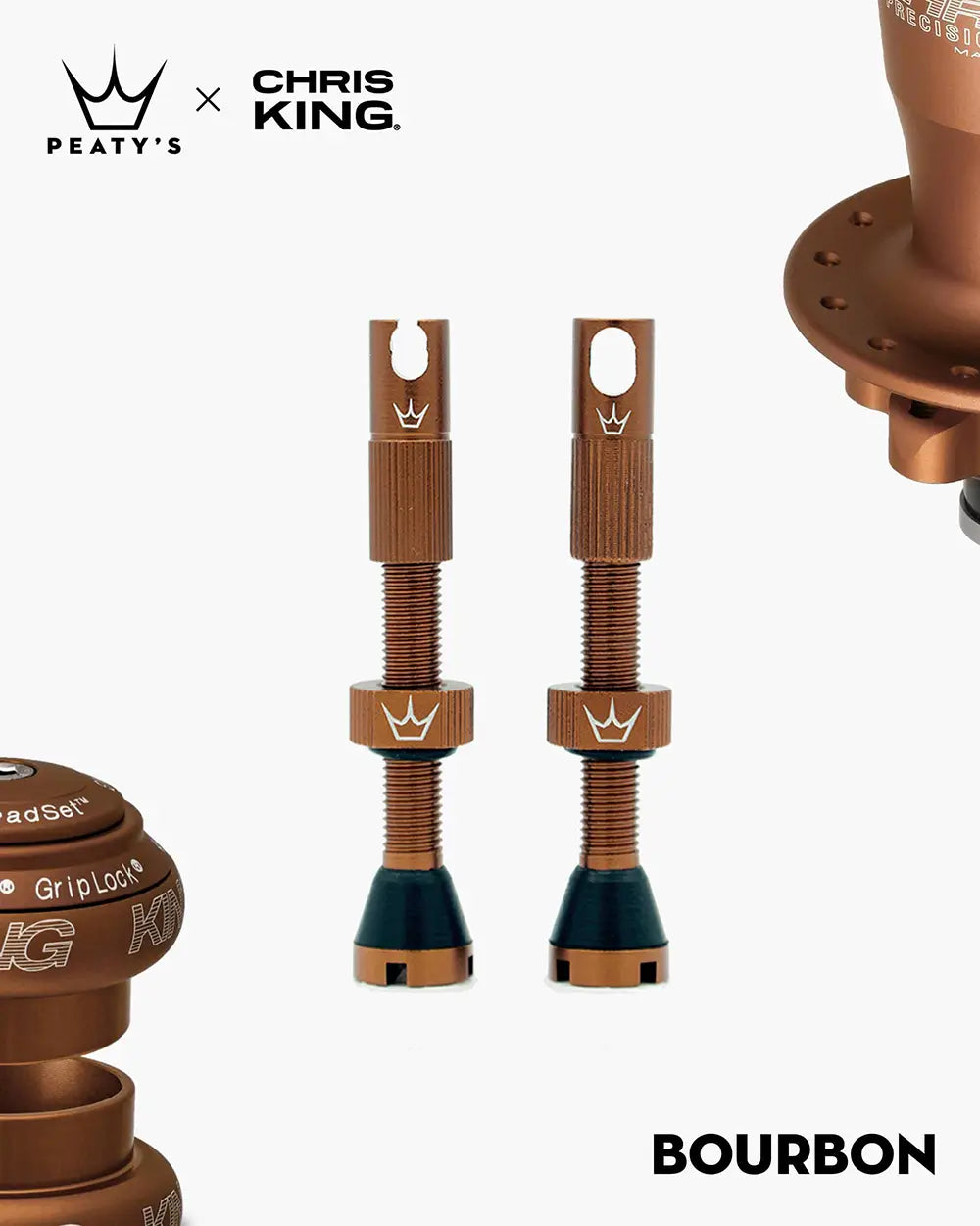 PEATY´S NEW 42MM TUBELESS VALVES BLACK