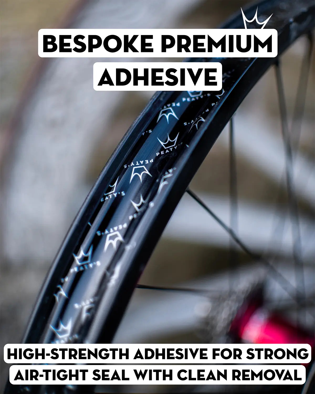 Peaty's Holeshot Tubeless Rim Tape has bespoke premium adhesive