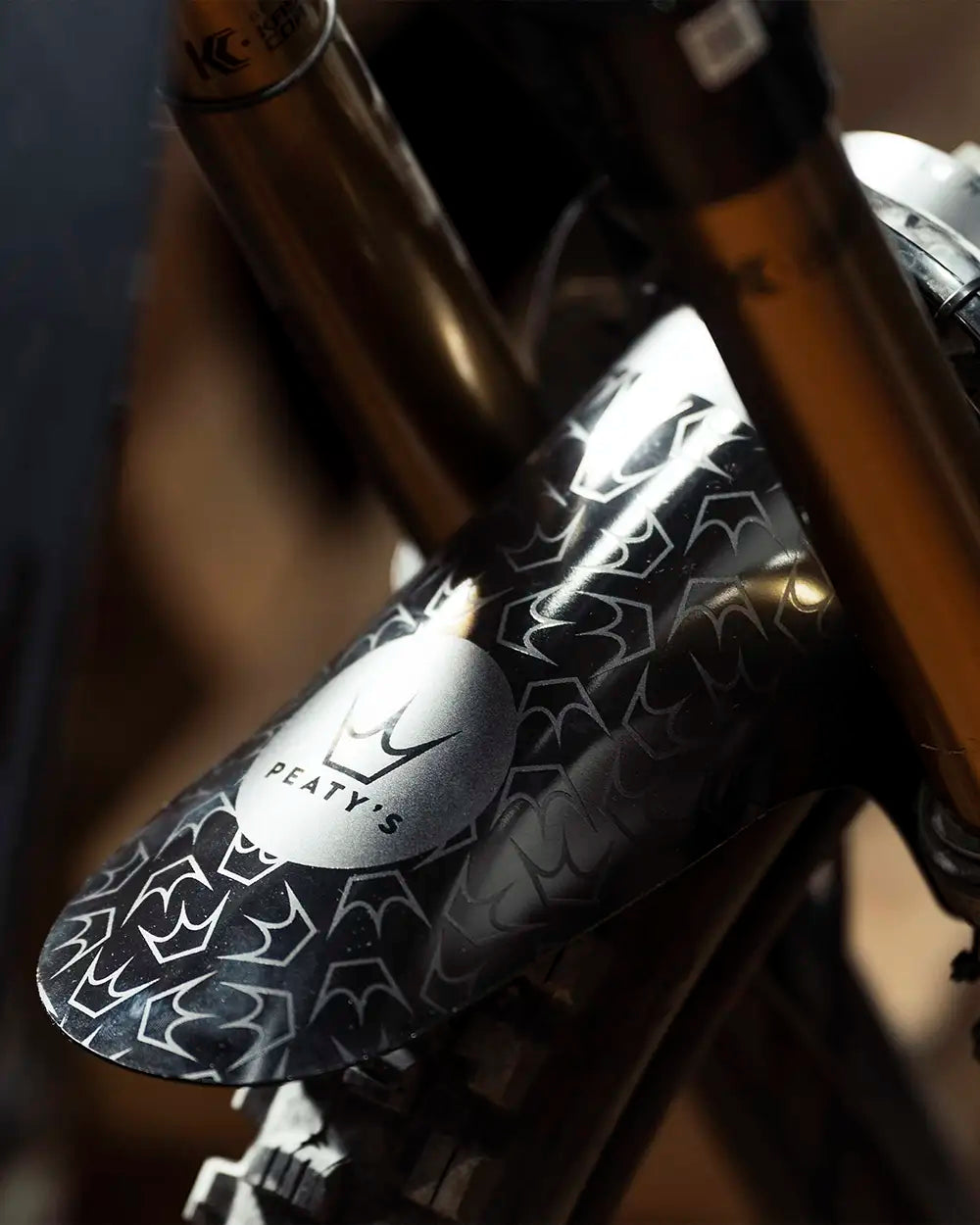 Peaty's x MarshGuard mudguard on a bike