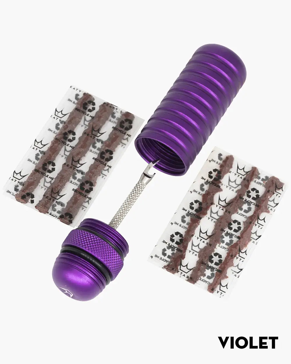 Peaty's Holeshot Tubeless Puncture Plugger Kit in Violet